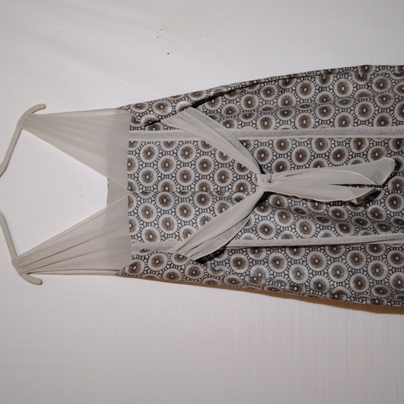 Isabel Toledo for NWT Lane Bryant Metallic Sleeveless Linen Blend Dress Sz 20 - Picture 5 of 9